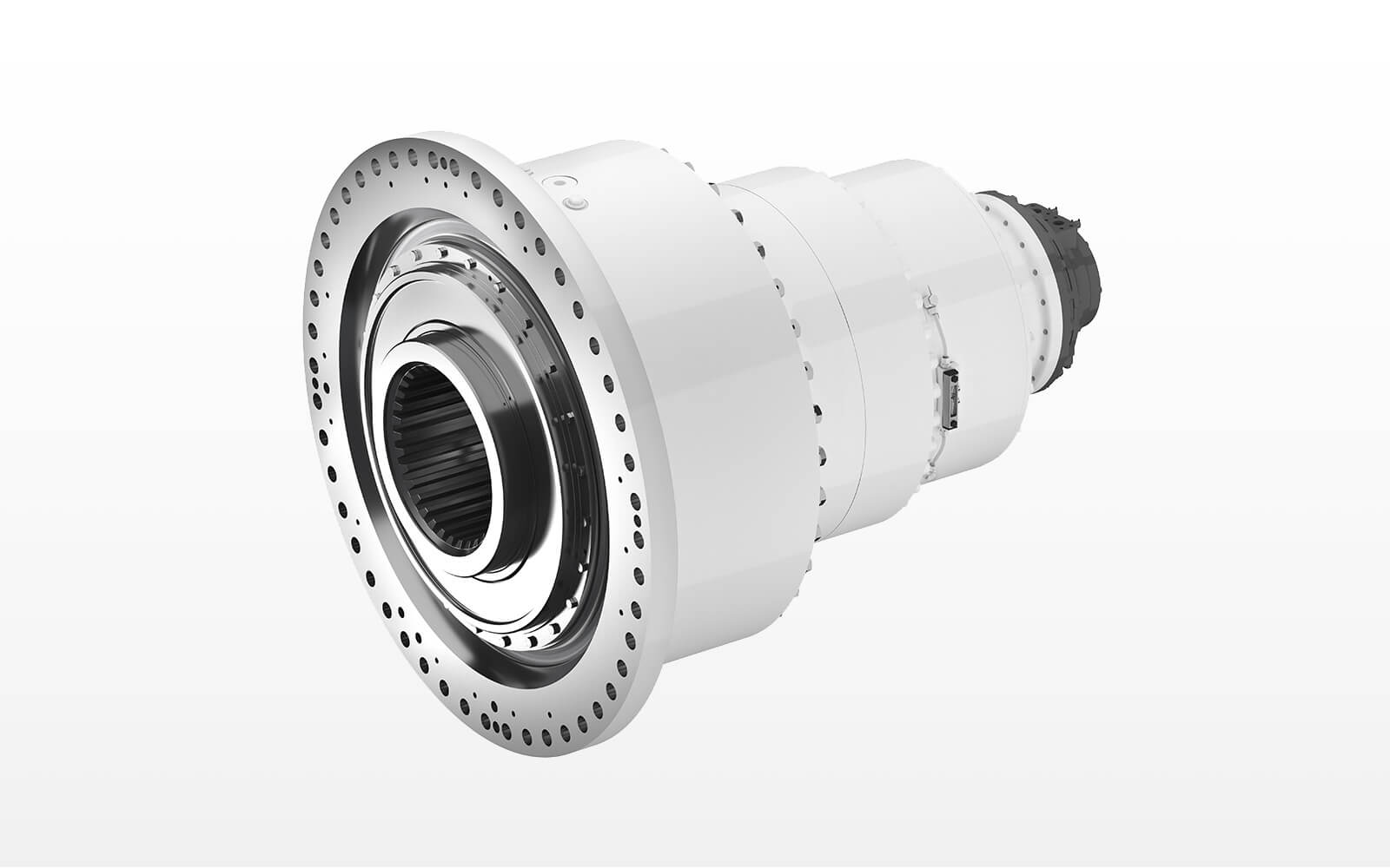 Central drive for microtunneling with output torque upt tp 2.200 kNm