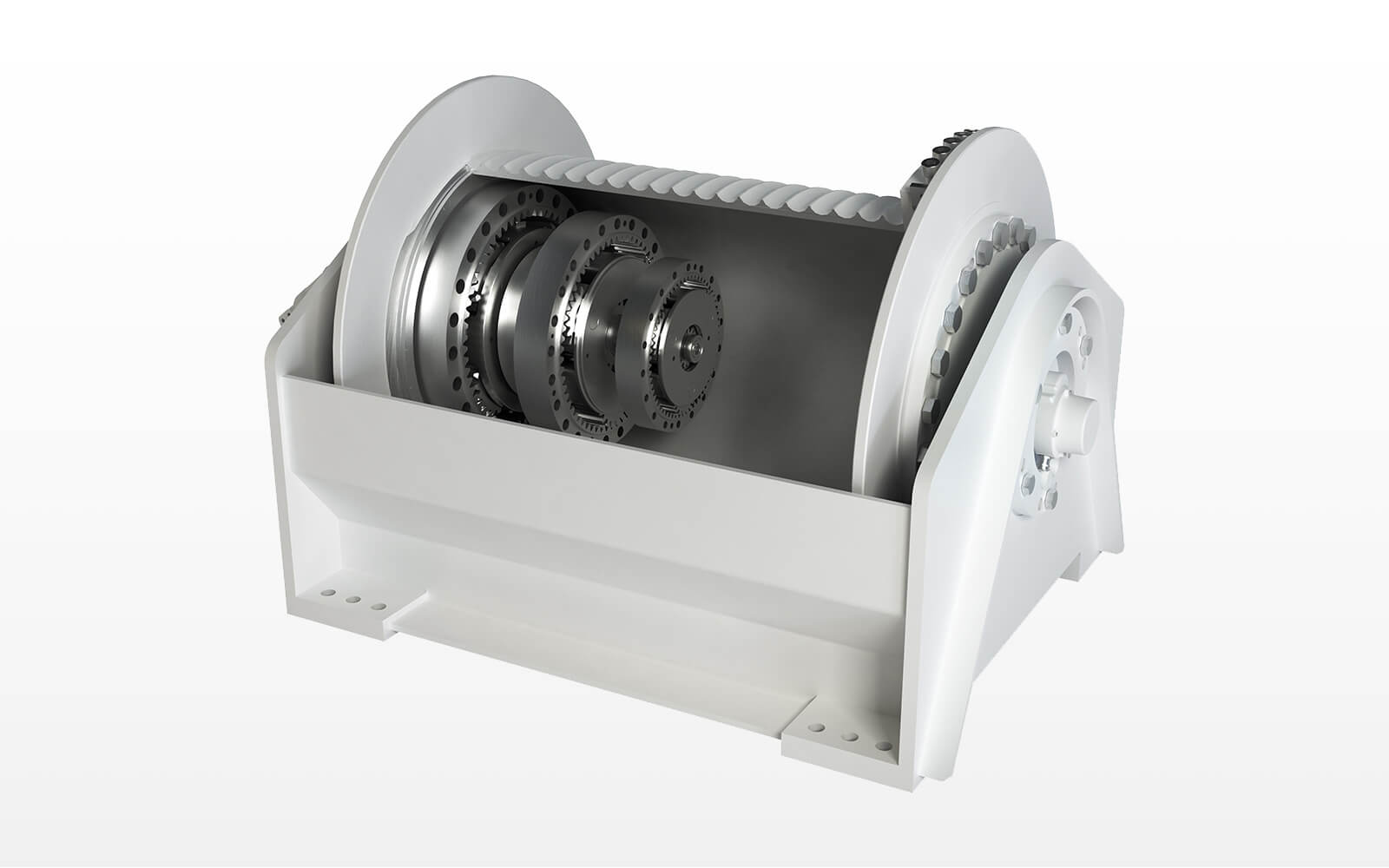 Winch gearboxes