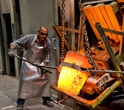 Sand casting and forging